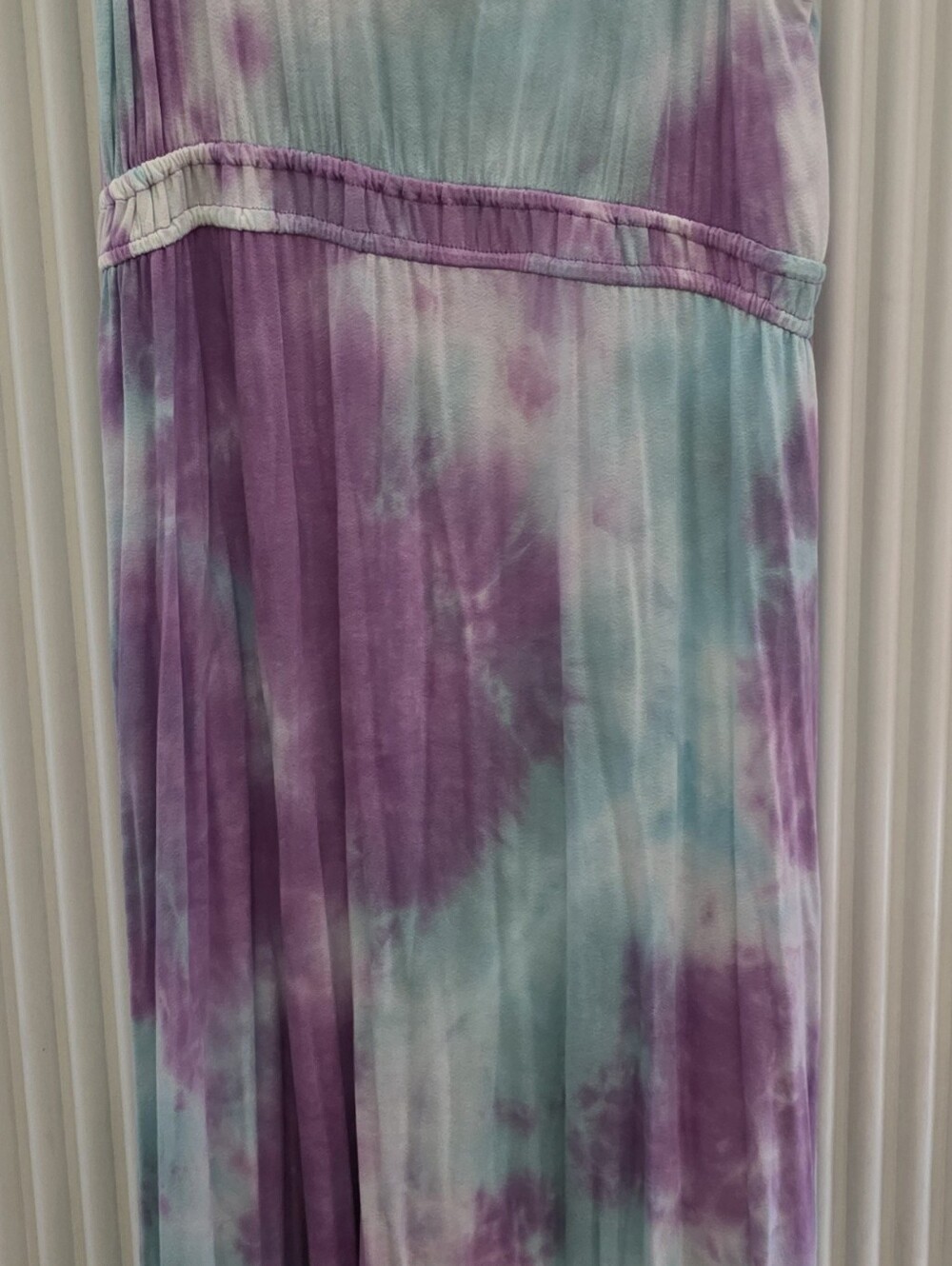 Tie-Dye Maxi Skirt in Purple & Teal Olive And Oak New With Tags